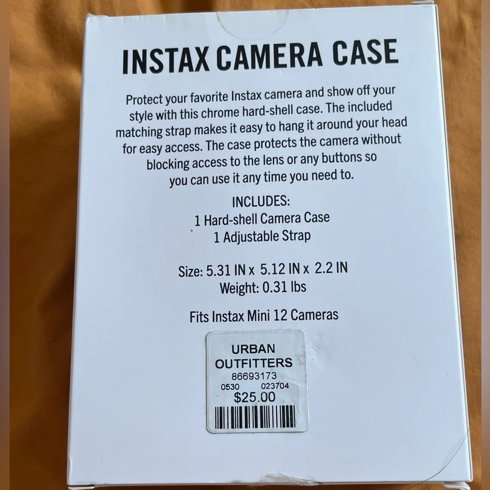 Urban Outfitters Iridescent Purple Instax Camera Case NEW NWT NIB